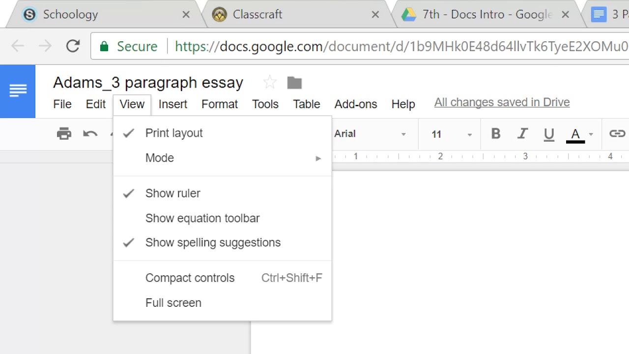 how do i copy and paste in google docs